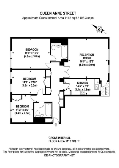 Queen Anne Flat - 3 Bedroom