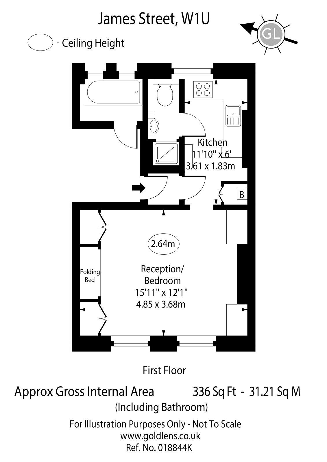 James Flat - 1 Bedroom